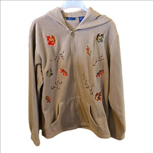 Nick & Sarah Sport Roomy Fleece Hoodie Autumn-Inspired Long Sleeve Women size XL